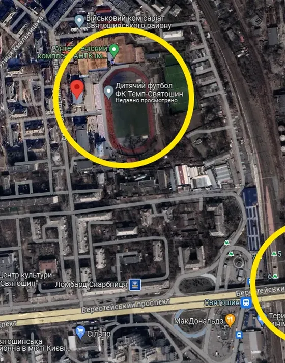 Зображення карти розташування